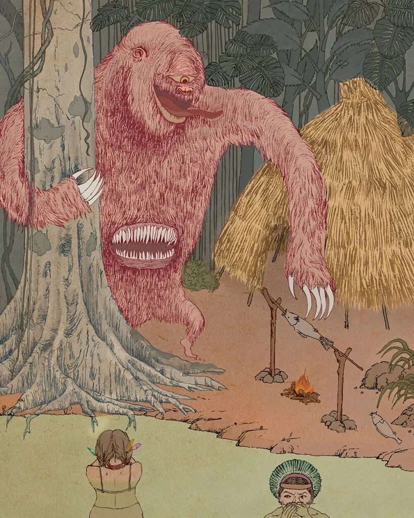 lendas da amazônia - mapinguari